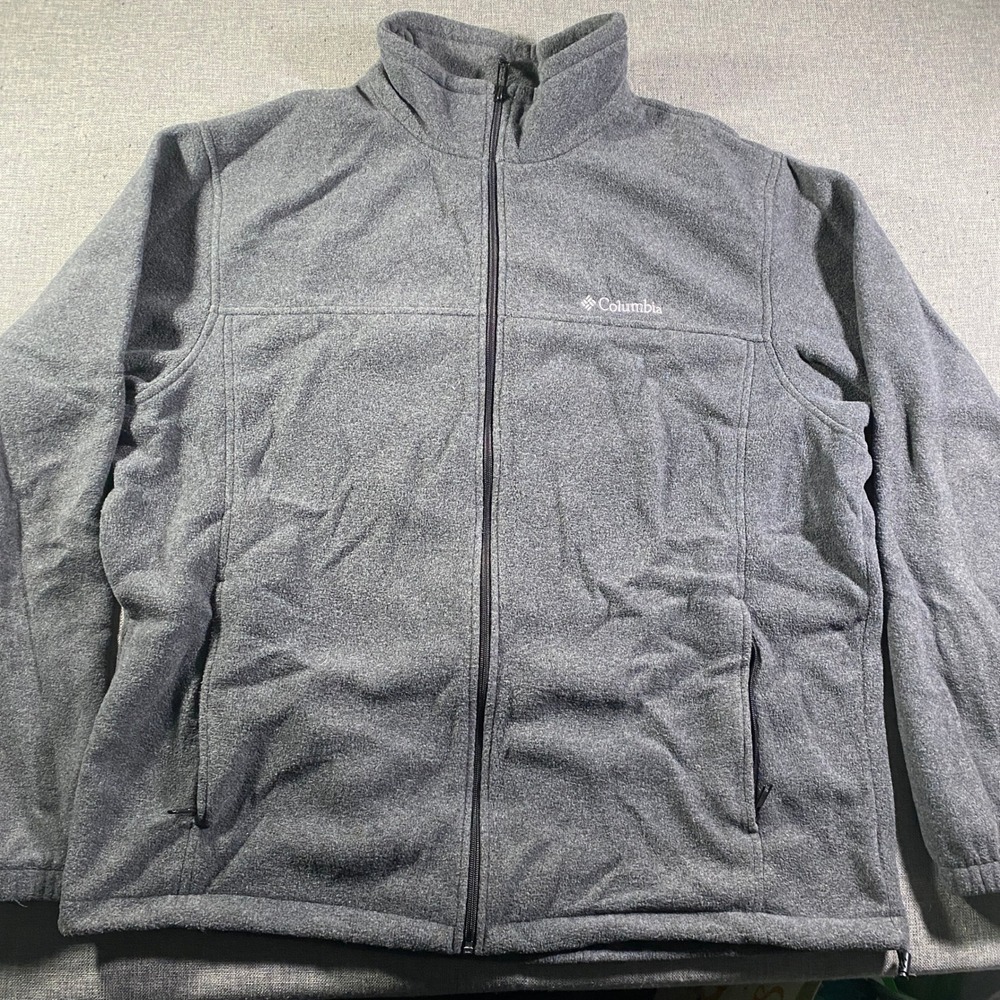 Columbia Men's Full Zip Steen Mountain 2.0 Fleece Jacket Charcoal Gray XXL